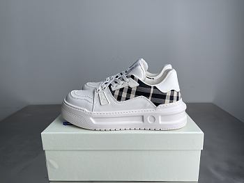 Okify Burberry Black Check Men Sneakers