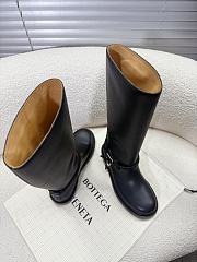 Okify Bottega Veneta Black Knee High Boots  - 6
