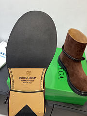 Okify Bottega Veneta Brown Suede Ankle Boots  - 3