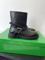 Okify Bottega Veneta Black Ankle Boots  - 1