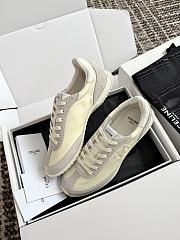 Okify Celine Racer Cream Women Sneakers  - 3