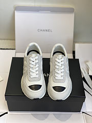 Okify CC White High Heeled Sneakers For Women 4cm - 4