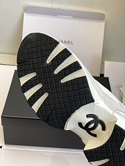 Okify CC White High Heeled Sneakers For Women 4cm - 6