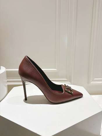 Okify Dolce & Gabbana Dark Brown High Heels 10cm