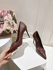 Okify Dolce & Gabbana Dark Brown High Heels 10cm - 6
