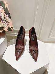 Okify Dolce & Gabbana Dark Brown High Heels 10cm - 2
