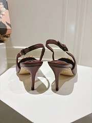 Okify Dolce & Gabbana Dark Brown Slingback 6.5cm - 3