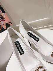 Okify Dolce & Gabbana White High Heels  - 5