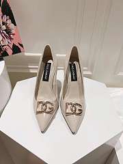 Okify Dolce & Gabbana Off White High Heels  - 1