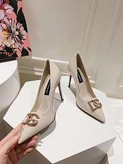 Okify Dolce & Gabbana Off White High Heels  - 4