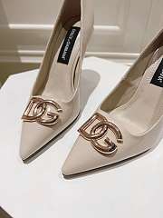 Okify Dolce & Gabbana Off White High Heels  - 3