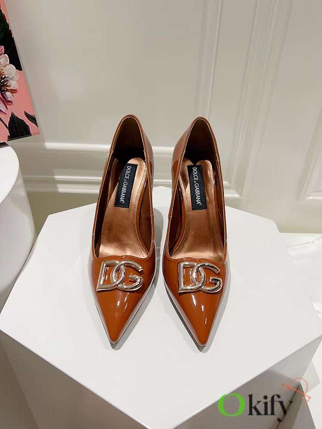 Okify Dolce & Gabbana Brown High Heels  - 1