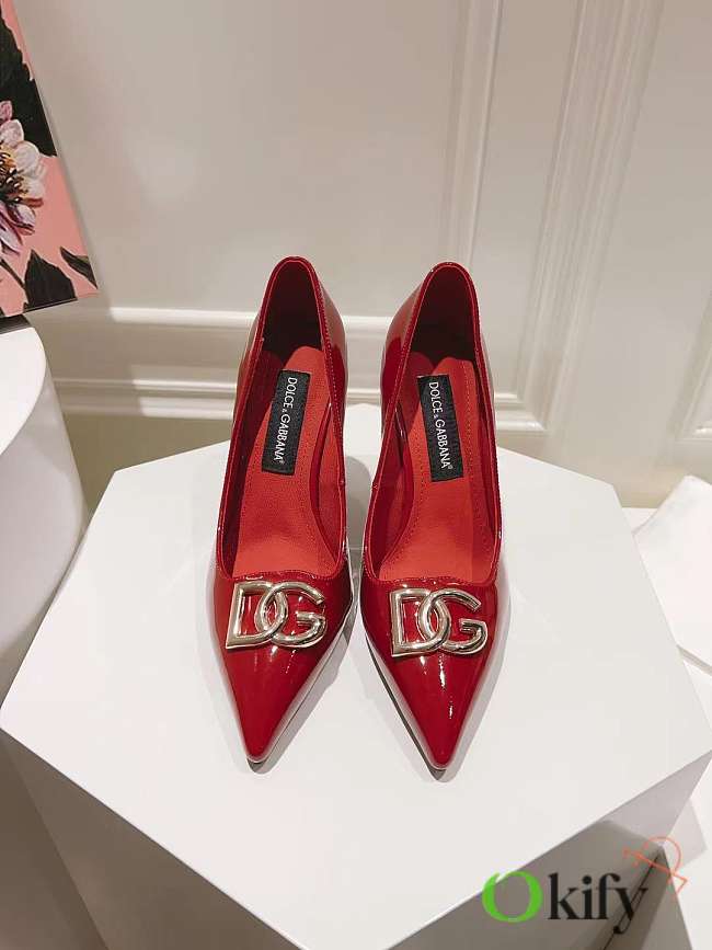 Okify Dolce & Gabbana Red High Heels  - 1