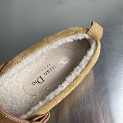 Okify Dior Dioralps Frost Brown Suede Ballet Shoes  - 4