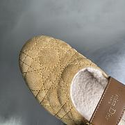 Okify Dior Dioralps Frost Brown Suede Ballet Shoes  - 2