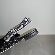 Okify Dior Black Tweed Slingback  - 5