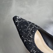 Okify Dior Black Tweed Slingback  - 3