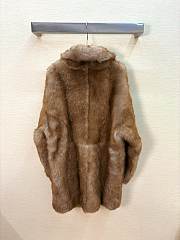 Okify Gucci Brown Fur Coat  - 4
