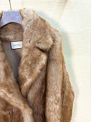 Okify Gucci Brown Fur Coat  - 2