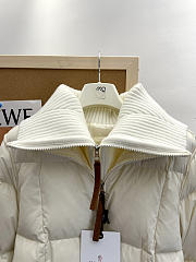 Okify Moncler Jadeite White Down Jacket For Women - 2