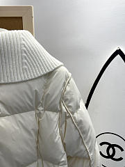 Okify Moncler Jadeite White Down Jacket For Women - 3