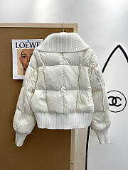 Okify Moncler Jadeite White Down Jacket For Women - 6