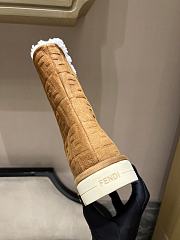 Okify Fendi Brown Snow Boots  - 4