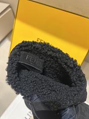Okify Fendi Black Snow Boots  - 3