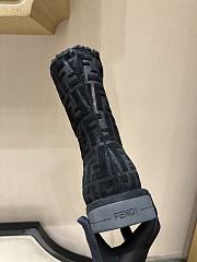 Okify Fendi Black Snow Boots  - 2