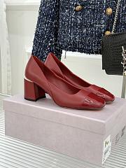 Okify Jimmy Choo Red High Heels 26543 - 1
