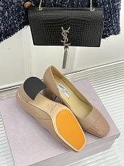 Okify Jimmy Choo Beige High Heels 26544 - 4