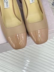 Okify Jimmy Choo Beige High Heels 26544 - 2