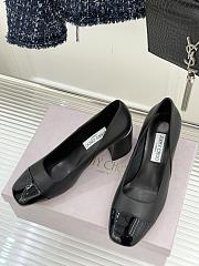Okify Jimmy Choo Black High Heels 26545 - 5