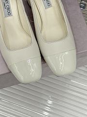 Okify Jimmy Choo White High Heels 26546 - 2