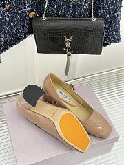 Okify Jimmy Choo Beige Mary Jane Heels With Pearl - 4