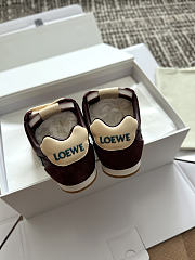 Okify Loewe Dark Burgundy Sneakers  - 6