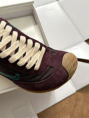 Okify Loewe Dark Burgundy Sneakers  - 3