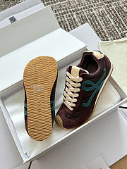 Okify Loewe Dark Burgundy Sneakers  - 2