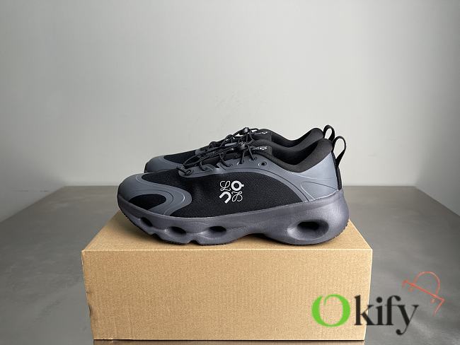 Okify Loewe x On Black Sneakers - 1