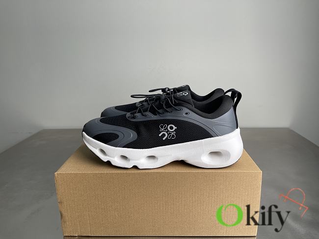 Okify Loewe x On Black And White Sneakers - 1