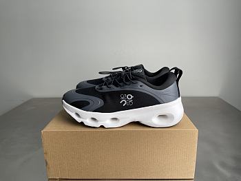 Okify Loewe x On Black And White Sneakers