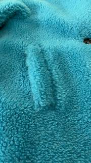 Okify MaxMara Teddy Blue Long Coat - 2