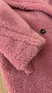 Okify MaxMara Teddy Pink Long Coat - 6