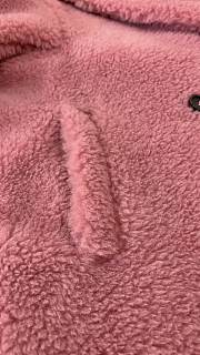Okify MaxMara Teddy Pink Long Coat - 5