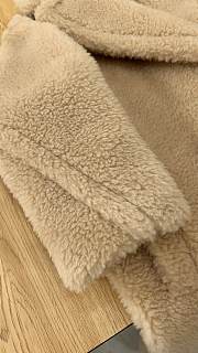 Okify MaxMara Teddy Beige Long Coat - 4