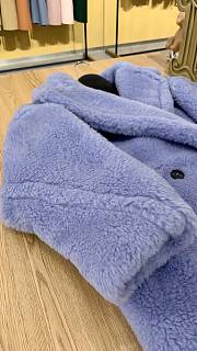 Okify MaxMara Teddy Light Purple Long Coat - 5