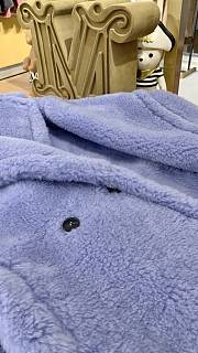 Okify MaxMara Teddy Light Purple Long Coat - 4