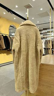 Okify MaxMara Teddy Light Brown Long Coat - 3