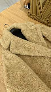 Okify MaxMara Teddy Light Brown Long Coat - 2