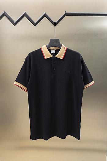 Okify Burberry Black Polo Shirt 
